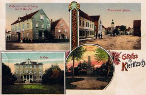 historische Postkarte aus Kieritzsch