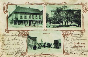 historische Postkarte aus Kieritzsch
