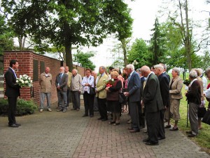 Gedenkfeier 2008 Bürgermeister H. Graichen mit kurzer Ansprache