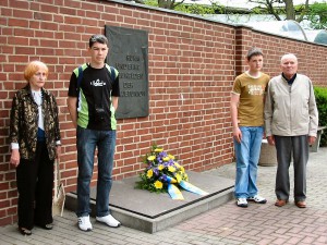 Gedenkfeier 2008 Ukrainische Angehörige